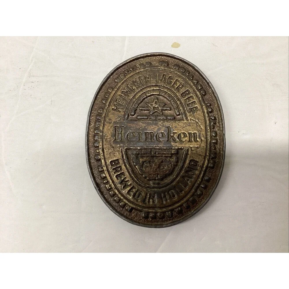 heineken belt buckle vintage